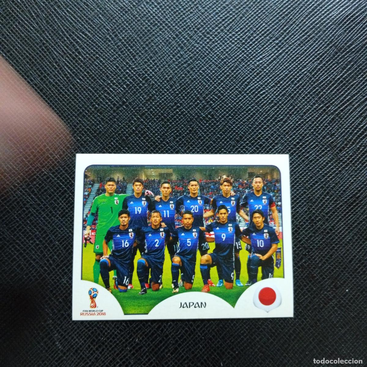 Football Stickers: 653 ALINEACION JAPON PANINI MUNDIAL RUSIA 2018 CROMO FUTBOL 18 - SIN PEGAR - CJ2