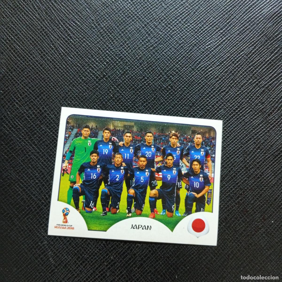 Football Stickers: 653 ALINEACION JAPON PANINI MUNDIAL RUSIA 2018 CROMO FUTBOL 18 - SIN PEGAR - CJ2 .