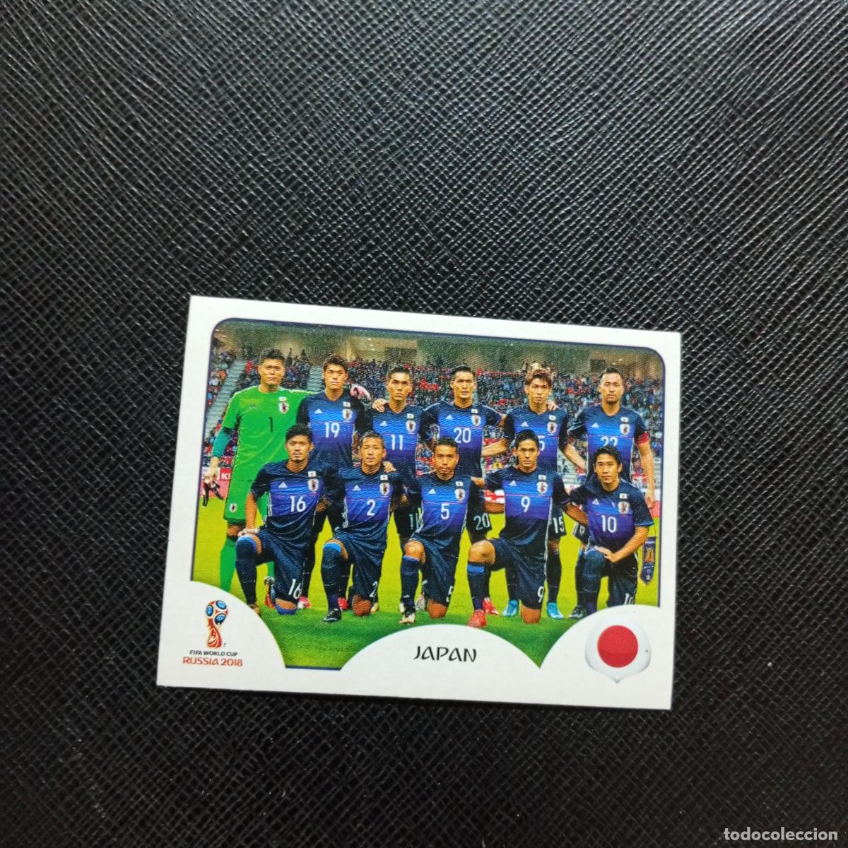 Football Stickers: 653 ALINEACION JAPON PANINI MUNDIAL RUSIA 2018 CROMO FUTBOL 18 - SIN PEGAR - CJ2 ..