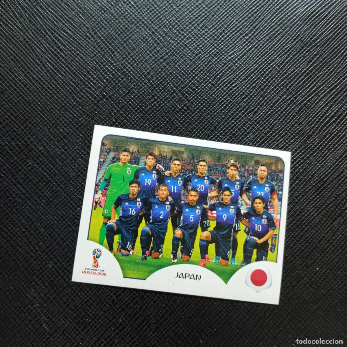 Football Stickers: 653 ALINEACION JAPON PANINI MUNDIAL RUSIA 2018 CROMO FUTBOL 18 - SIN PEGAR - CJ2 ...