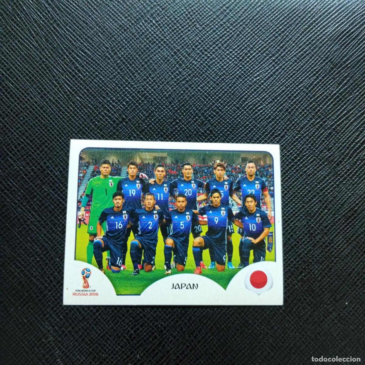 Football Stickers: 653 ALINEACION JAPON PANINI MUNDIAL RUSIA 2018 CROMO FUTBOL 18 - SIN PEGAR - CJ2 ...
