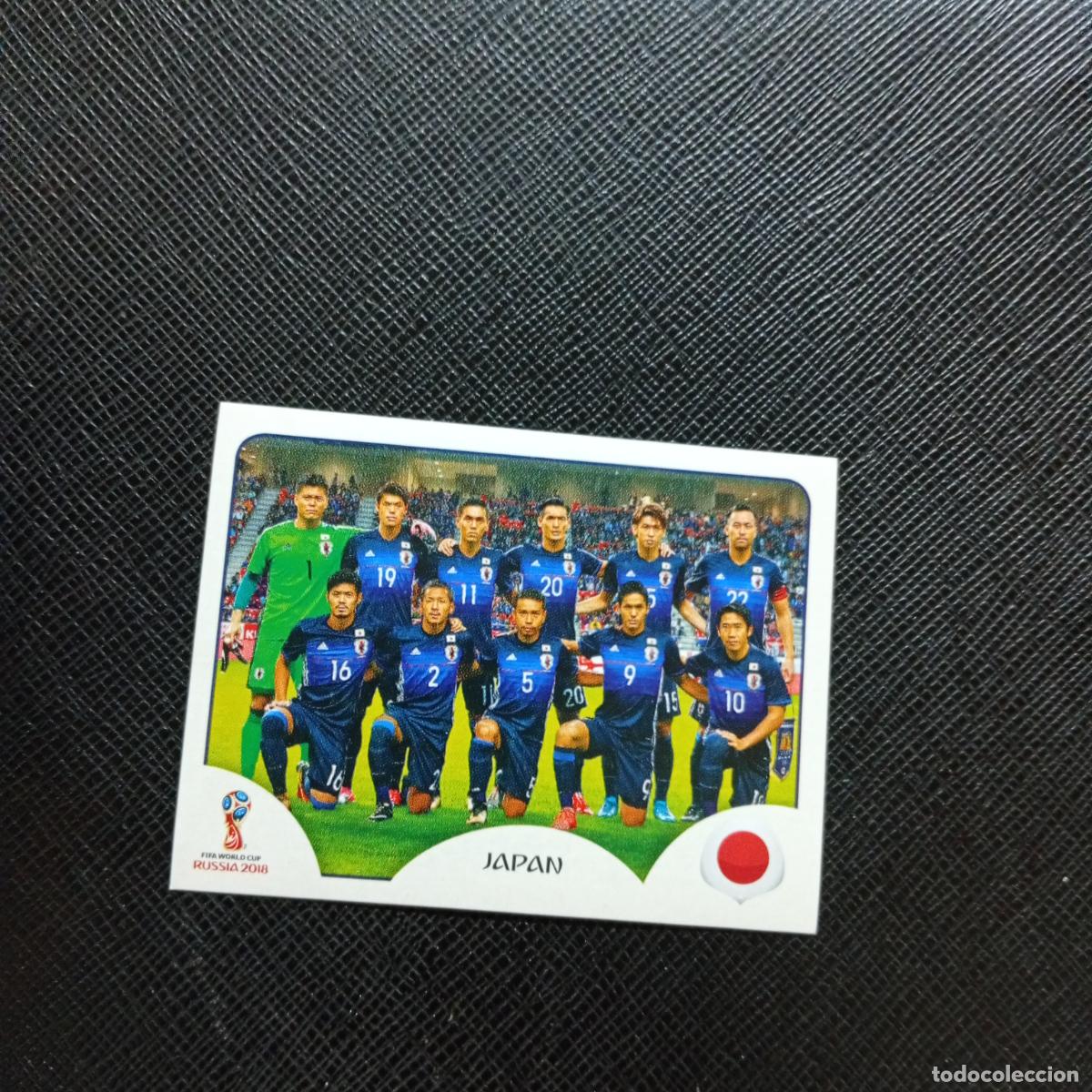 Football Stickers: 653 ALINEACION JAPON PANINI MUNDIAL RUSIA 2018 CROMO FUTBOL 18 - SIN PEGAR - CJ2 ....