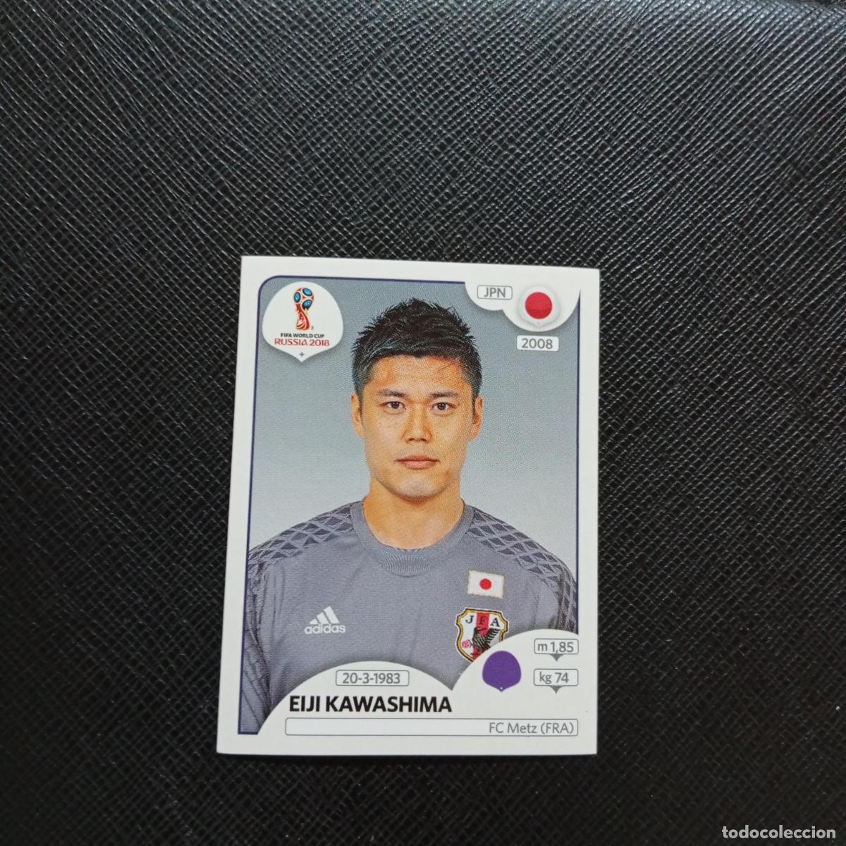 Football Stickers: 654 EIJI KAWASHIMA JAPON PANINI MUNDIAL RUSIA 2018 CROMO FUTBOL 18 - SIN PEGAR - CJ2 .