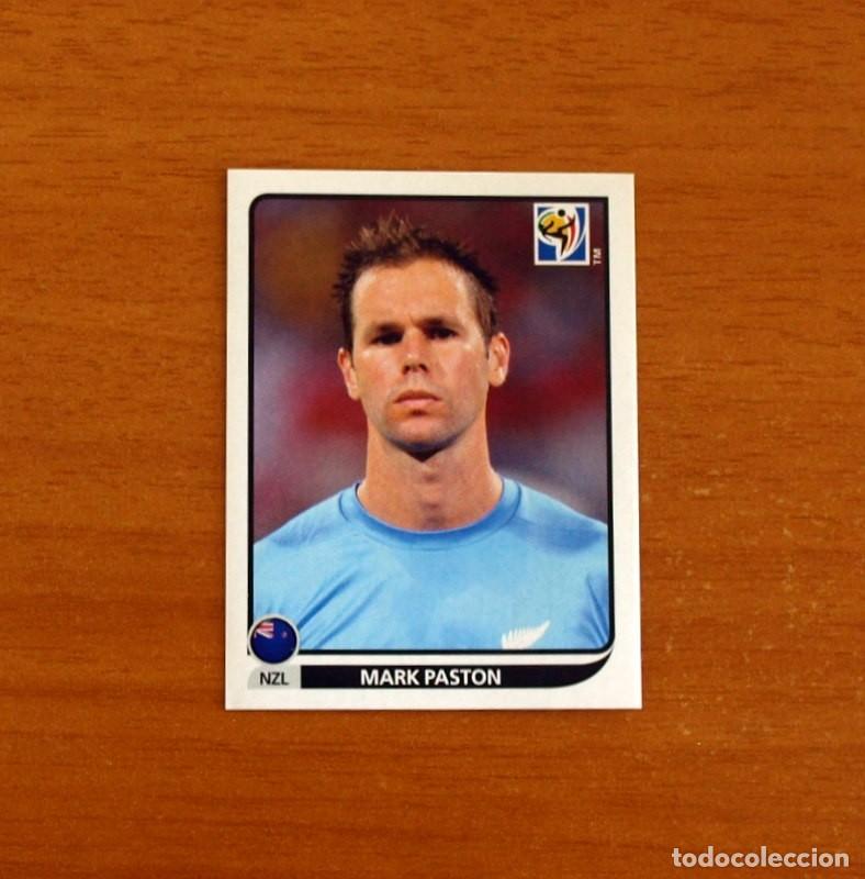 Football Stickers: Nueva Zelanda -N&ordm; 450 Mark Paston -Mundial South Africa 2010 FIFA World Cup-Panini -Nunca Pegado
