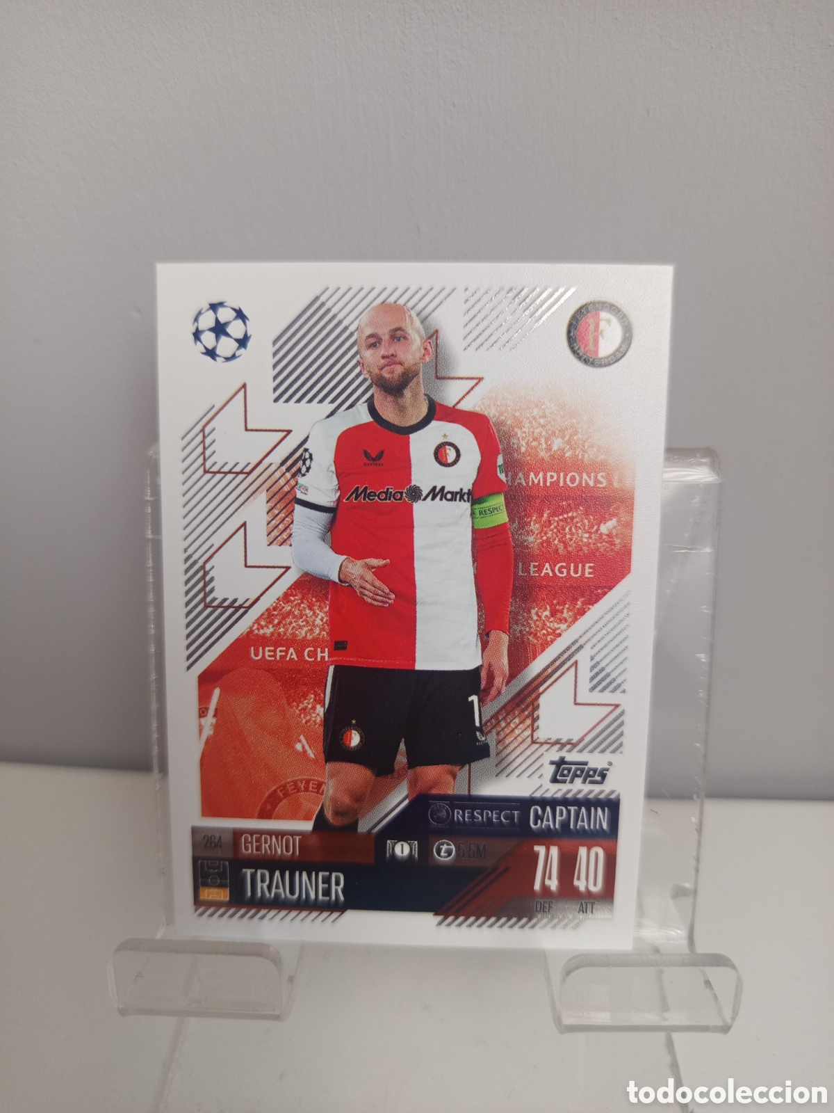 Cromos de f&uacute;tbol: ❇️ CROMO ⚽ TRAUNER FEYENOORD ROTTERDAM 264 2024 2025 24 25 MATCH ATTAX CHAMPIONS LEAGUE TOPPS ❇️