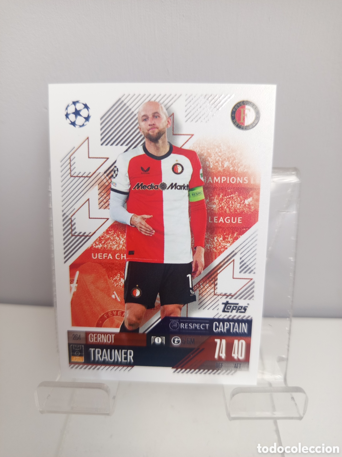 Cromos de f&uacute;tbol: ❇️ CROMO ⚽ TRAUNER FEYENOORD ROTTERDAM 264 2024 2025 24 25 MATCH ATTAX CHAMPIONS LEAGUE TOPPS ❇️