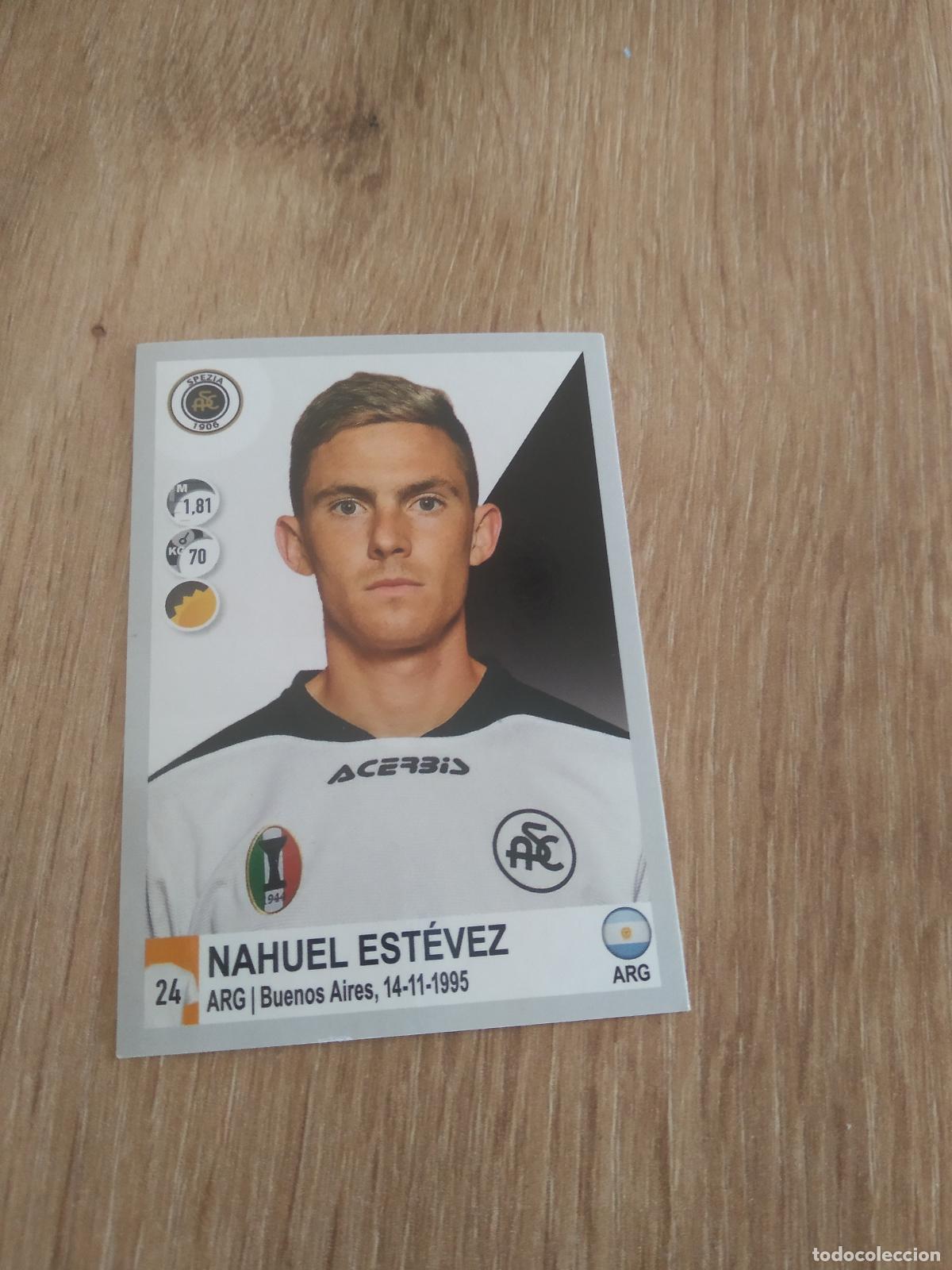 Fu&szlig;ball-Sticker: 493 NAHUEL ESTEVEZ SPEZIA CROMO FUTBOL PANINI LIGA ITALIA 20-21 CALCIATORI 2020-2021