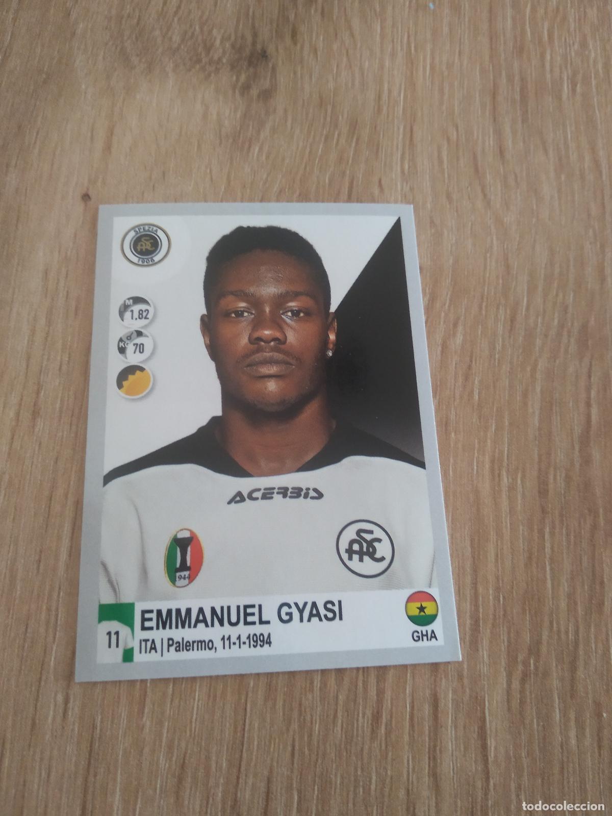 Fu&szlig;ball-Sticker: 497 EMMANUEL GYASI SPEZIA CROMO FUTBOL PANINI LIGA ITALIA 20-21 CALCIATORI 2020-2021