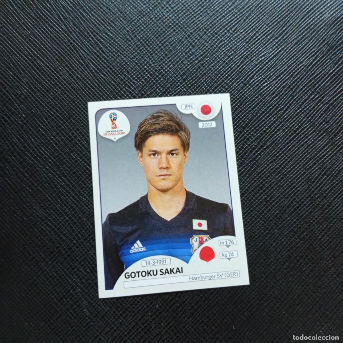 Cromos de f&uacute;tbol: 660 GOTOKU SAKAI JAPON PANINI MUNDIAL RUSIA 2018 CROMO FUTBOL 18 - SIN PEGAR - CJ2 .