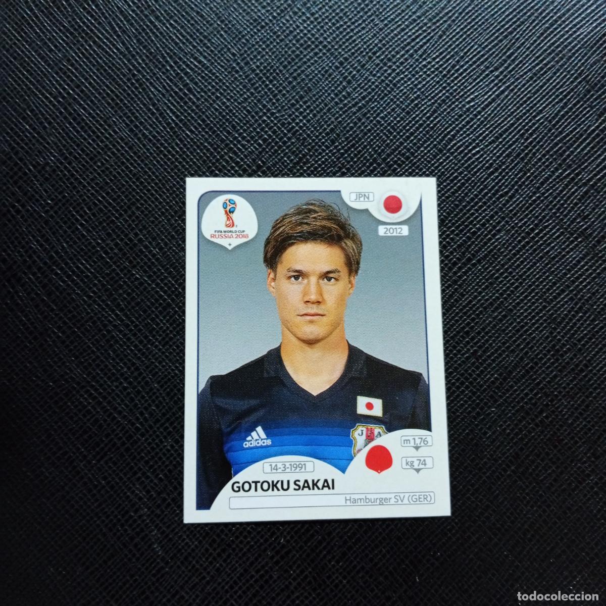 Cromos de f&uacute;tbol: 660 GOTOKU SAKAI JAPON PANINI MUNDIAL RUSIA 2018 CROMO FUTBOL 18 - SIN PEGAR - CJ2 ..