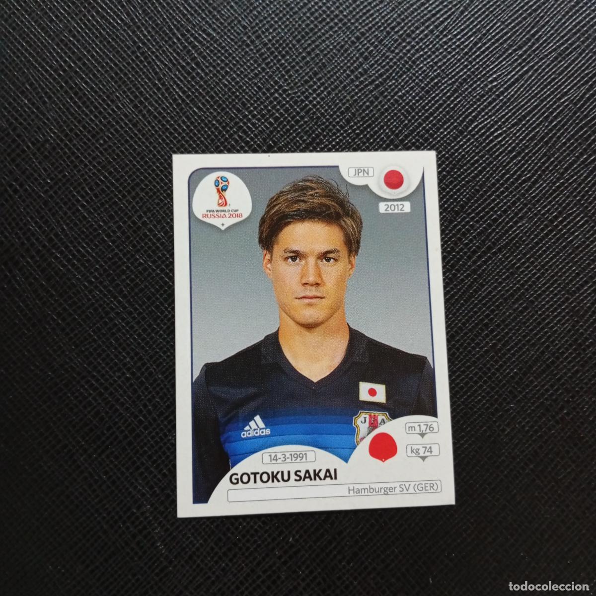 Cromos de f&uacute;tbol: 660 GOTOKU SAKAI JAPON PANINI MUNDIAL RUSIA 2018 CROMO FUTBOL 18 - SIN PEGAR - CJ2 ..