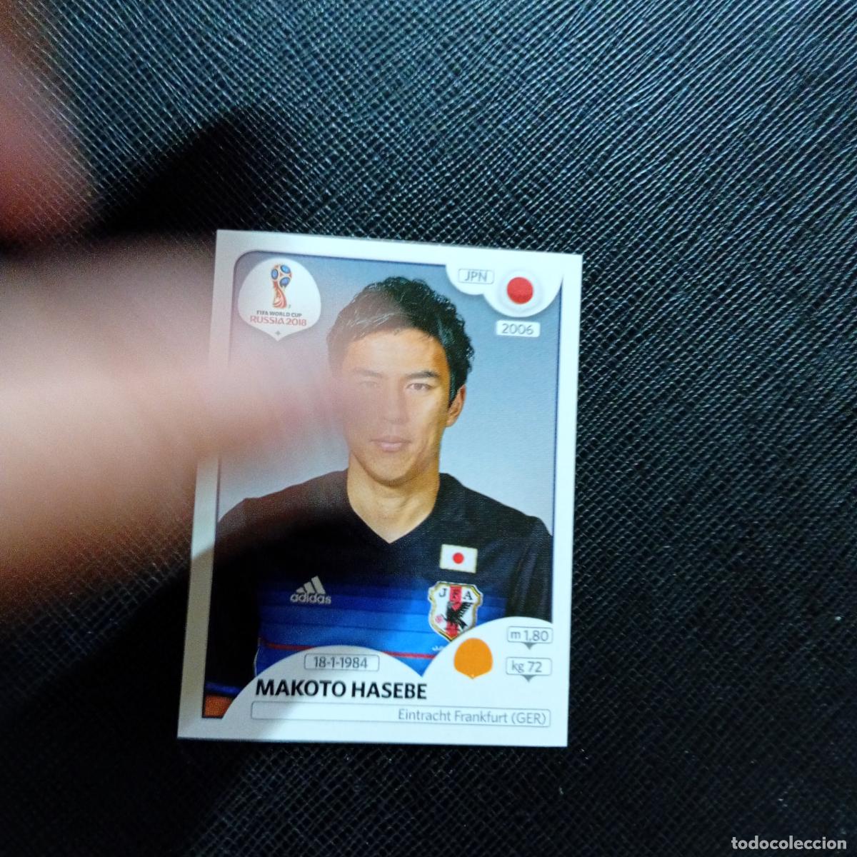 Cartes &agrave; collectionner de Football: 664 MAKOTO HASEBE JAPON PANINI MUNDIAL RUSIA 2018 CROMO FUTBOL 18 - SIN PEGAR - CJ2 ..