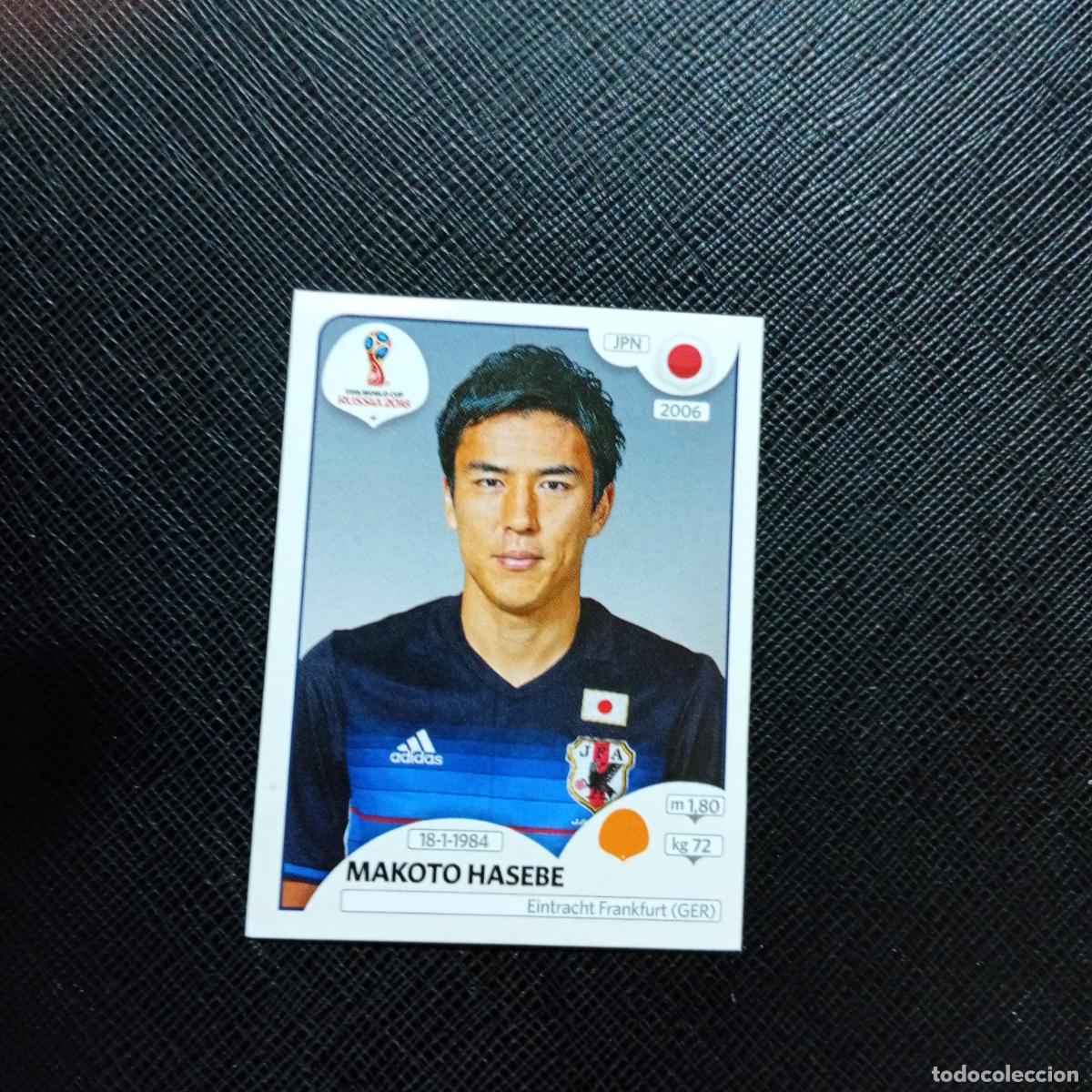 Cartes &agrave; collectionner de Football: 664 MAKOTO HASEBE JAPON PANINI MUNDIAL RUSIA 2018 CROMO FUTBOL 18 - SIN PEGAR - CJ2 ..