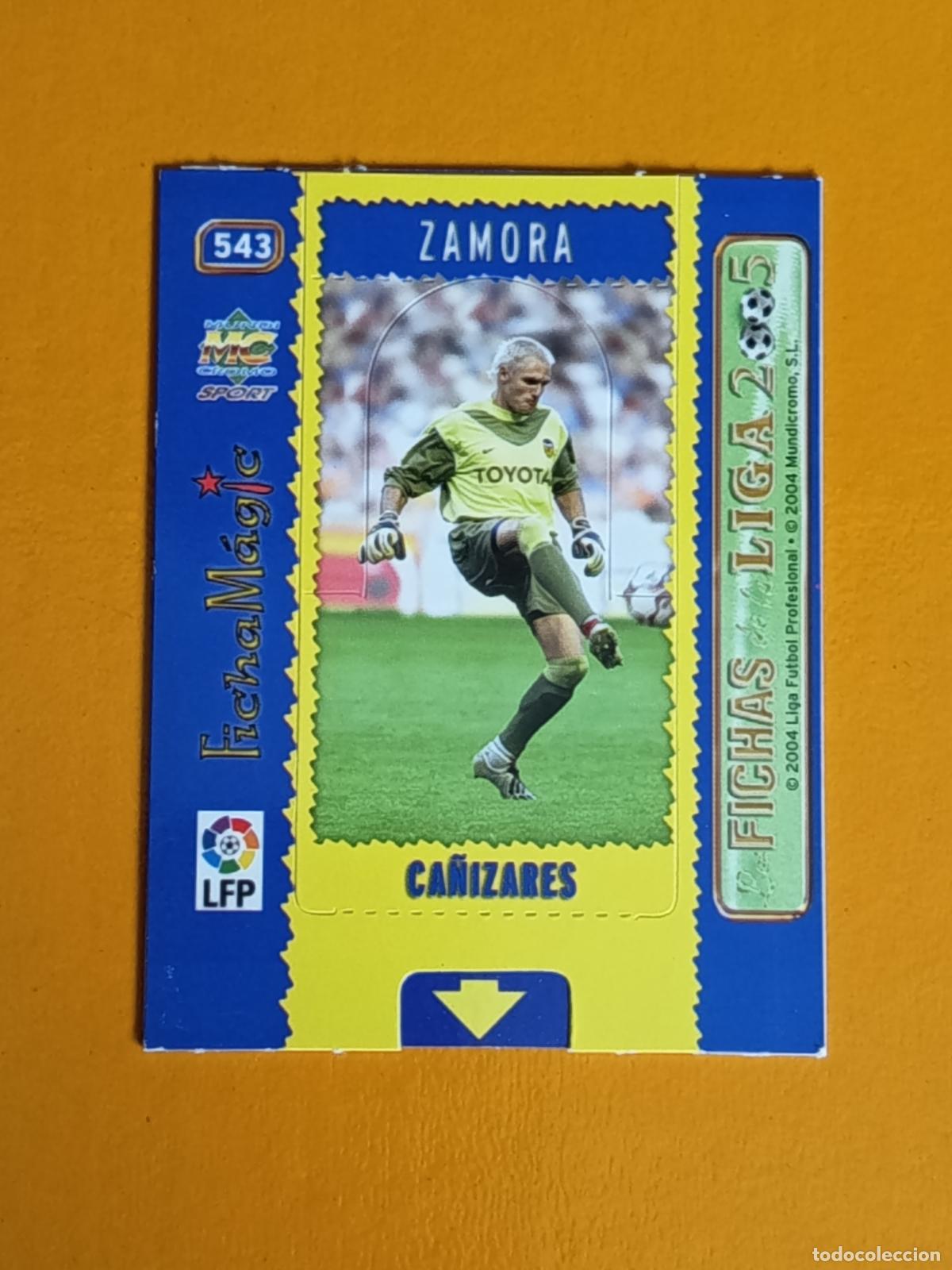 Cartes &agrave; collectionner de Football: 543 CA&Ntilde;IZARES. FICHA MAGIC. VALENCIA C.F. LAS FICHAS DE LA LIGA 2005. MUNDICROMO