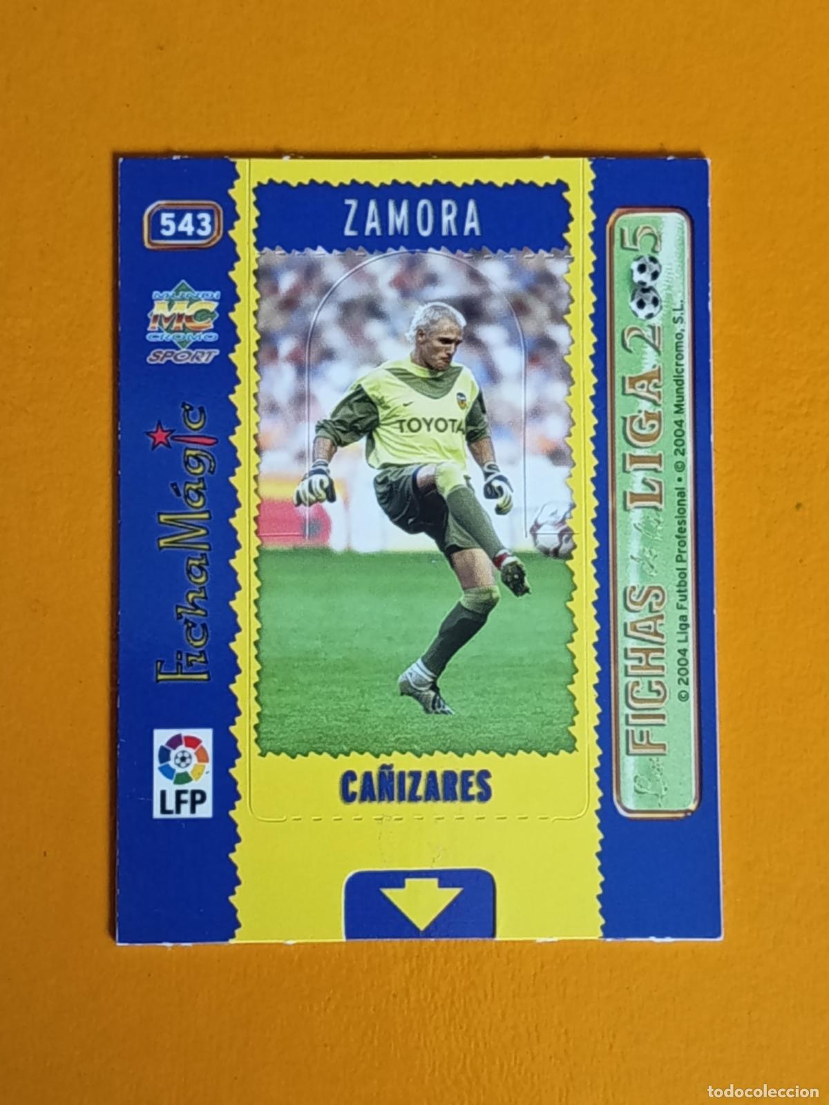 Fu&szlig;ball-Sticker: 543 CA&Ntilde;IZARES. FICHA MAGIC. VALENCIA C.F. LAS FICHAS DE LA LIGA 2005. MUNDICROMO