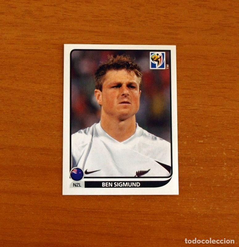 Cromos de f&uacute;tbol: Nueva Zelanda -N&ordm; 453 Ben Sigmund -Mundial South Africa 2010 FIFA World Cup-Panini -Nunca Pegado