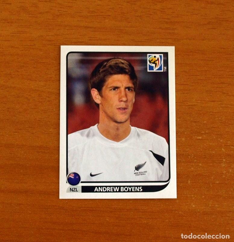 Cromos de f&uacute;tbol: Nueva Zelanda -N&ordm; 456 Andrew Boyens -Mundial South Africa 2010 FIFA World Cup-Panini -Nunca Pegado