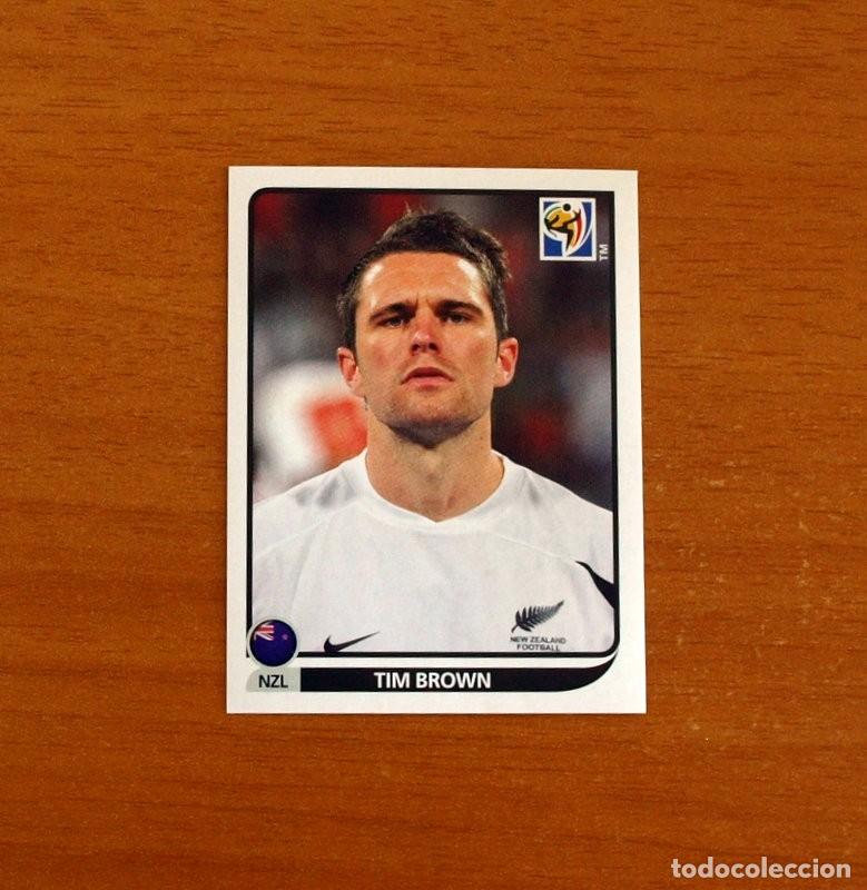 Fu&szlig;ball-Sticker: Nueva Zelanda -N&ordm; 457 Tim Brown -Mundial South Africa 2010 FIFA World Cup-Panini -Nunca Pegado