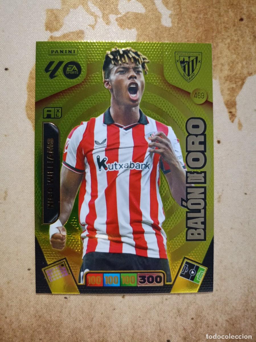 Figurine di Calcio: Bal&oacute;n de Oro 469 NICO WILLIAMS Adrenalyn 2025-26