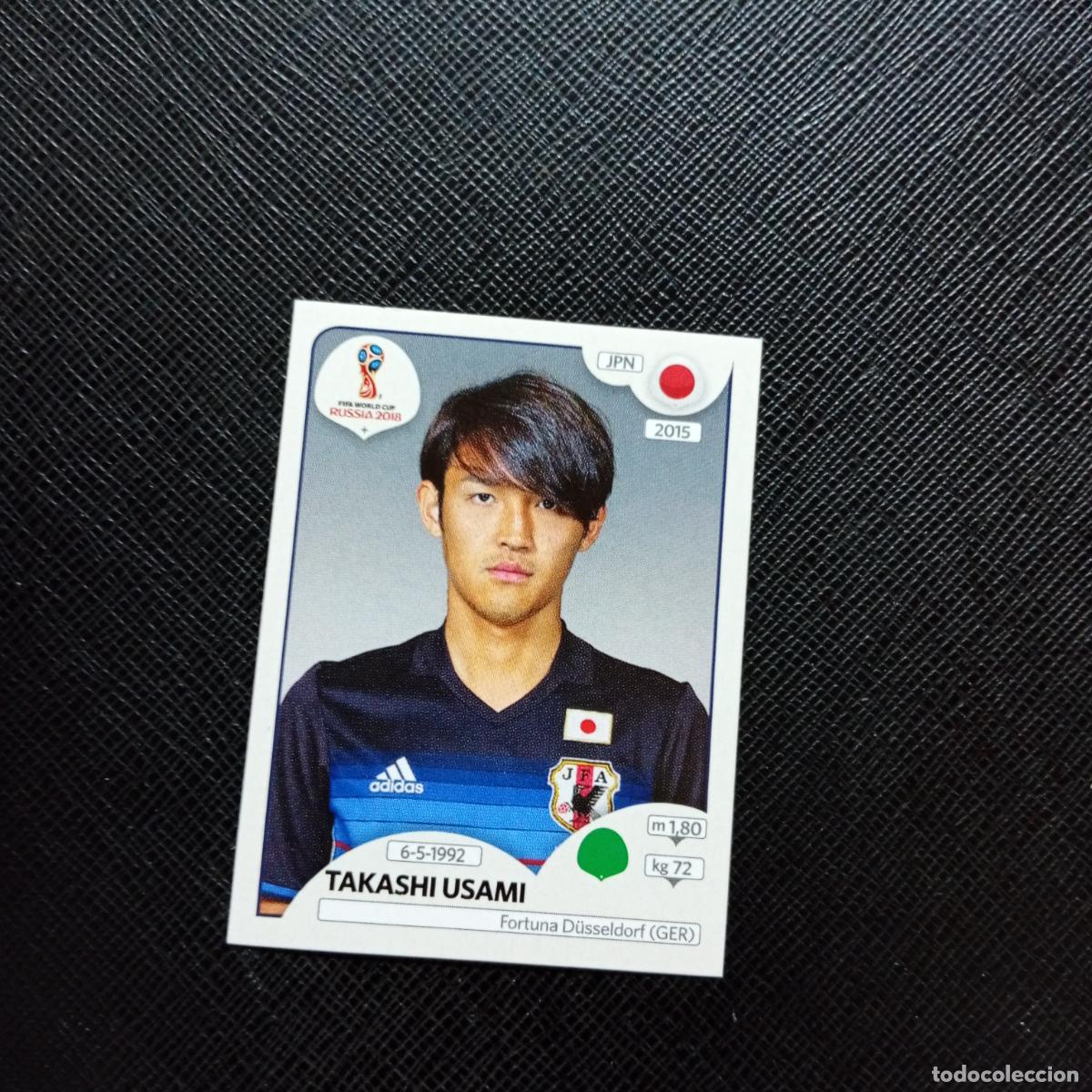 Figurine di Calcio: 667 TAKASHI USAMI JAPON PANINI MUNDIAL RUSIA 2018 CROMO FUTBOL 18 - SIN PEGAR - CJ2