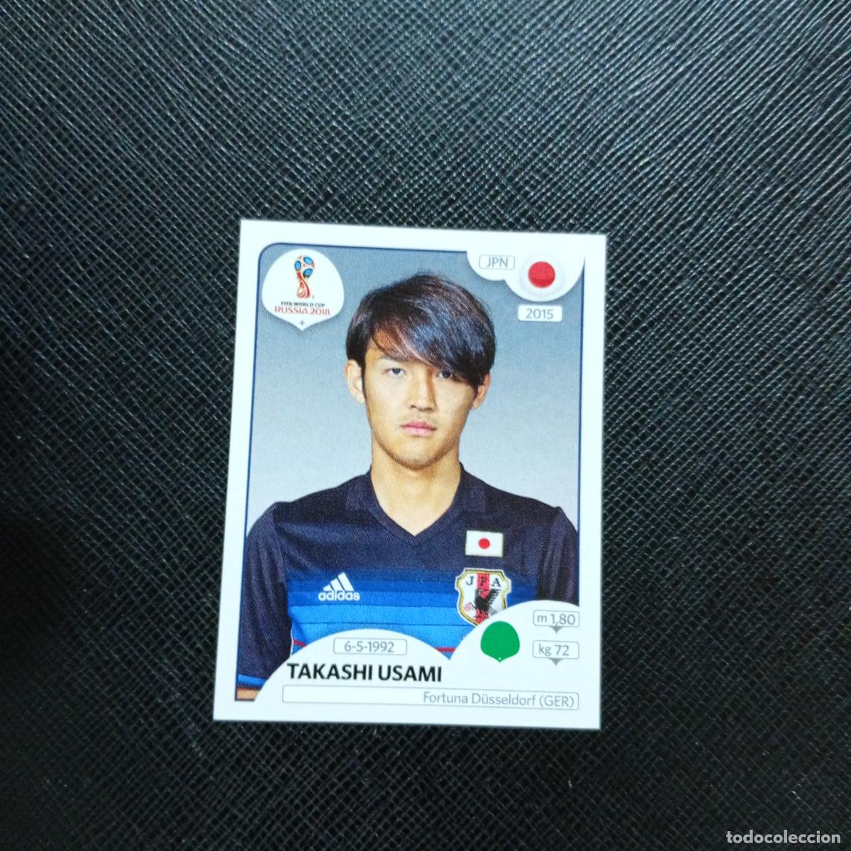 Figurine di Calcio: 667 TAKASHI USAMI JAPON PANINI MUNDIAL RUSIA 2018 CROMO FUTBOL 18 - SIN PEGAR - CJ2