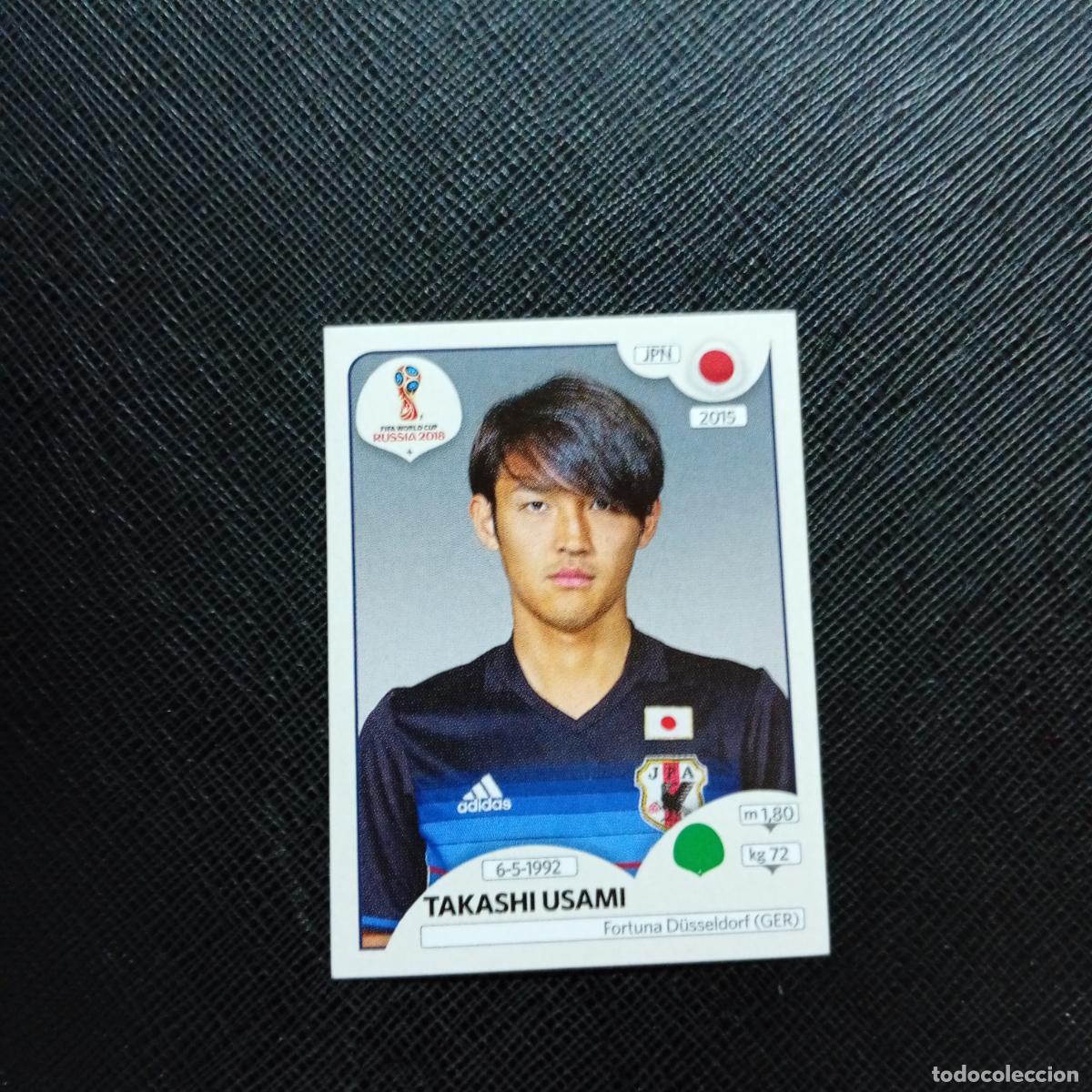 Figurine di Calcio: 667 TAKASHI USAMI JAPON PANINI MUNDIAL RUSIA 2018 CROMO FUTBOL 18 - SIN PEGAR - CJ2