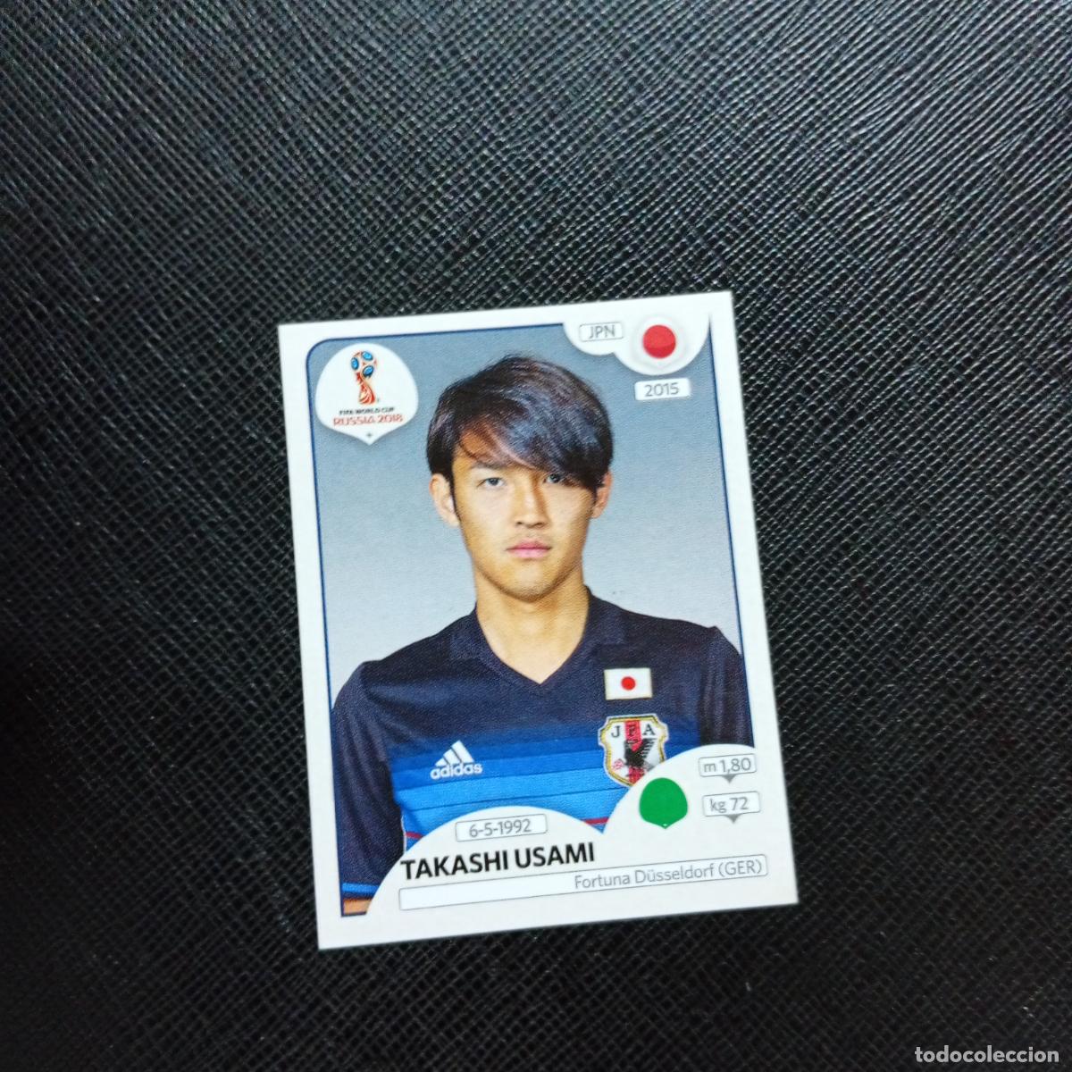 Cromos de f&uacute;tbol: 667 TAKASHI USAMI JAPON PANINI MUNDIAL RUSIA 2018 CROMO FUTBOL 18 - SIN PEGAR - CJ2 .