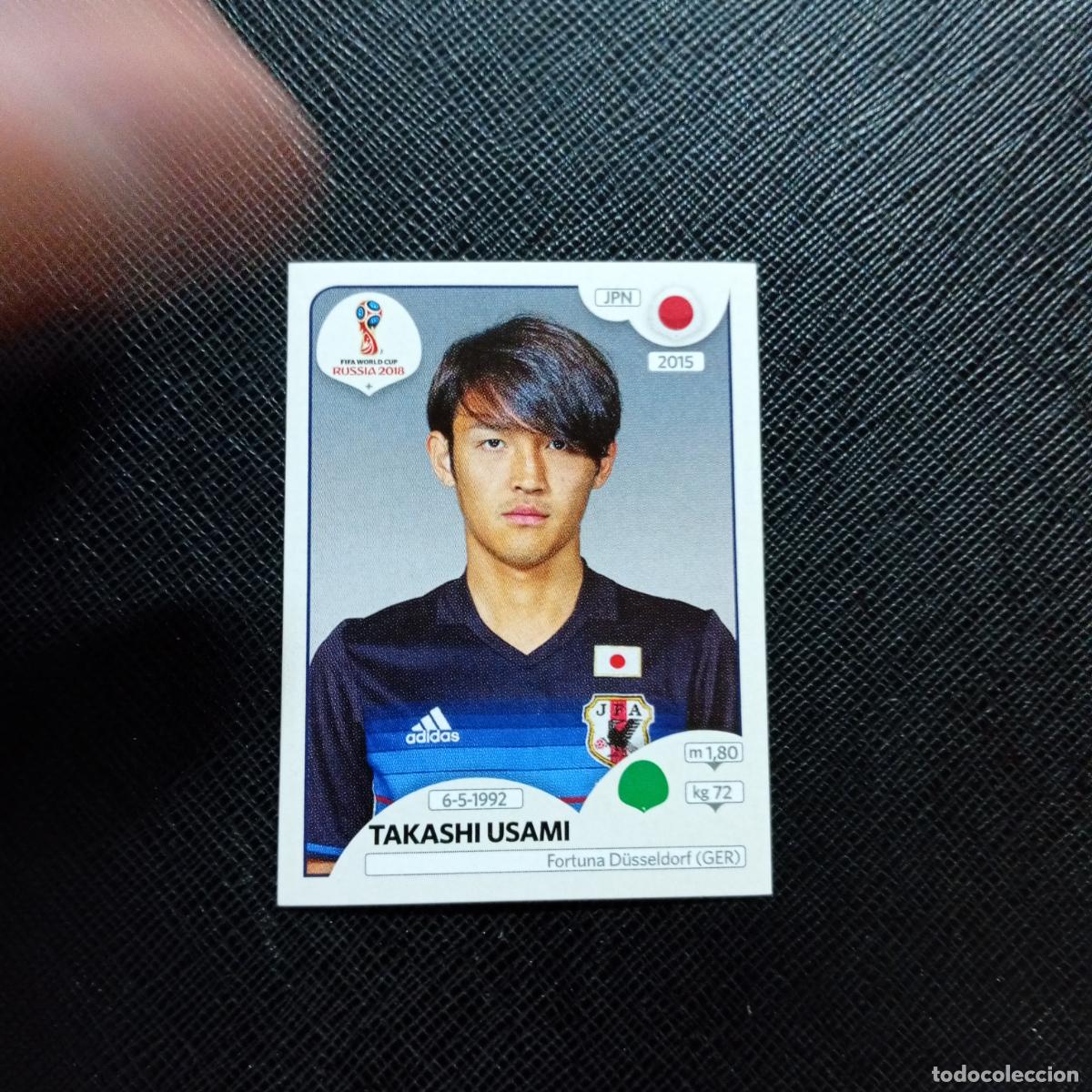 Cromos de f&uacute;tbol: 667 TAKASHI USAMI JAPON PANINI MUNDIAL RUSIA 2018 CROMO FUTBOL 18 - SIN PEGAR - CJ2 .