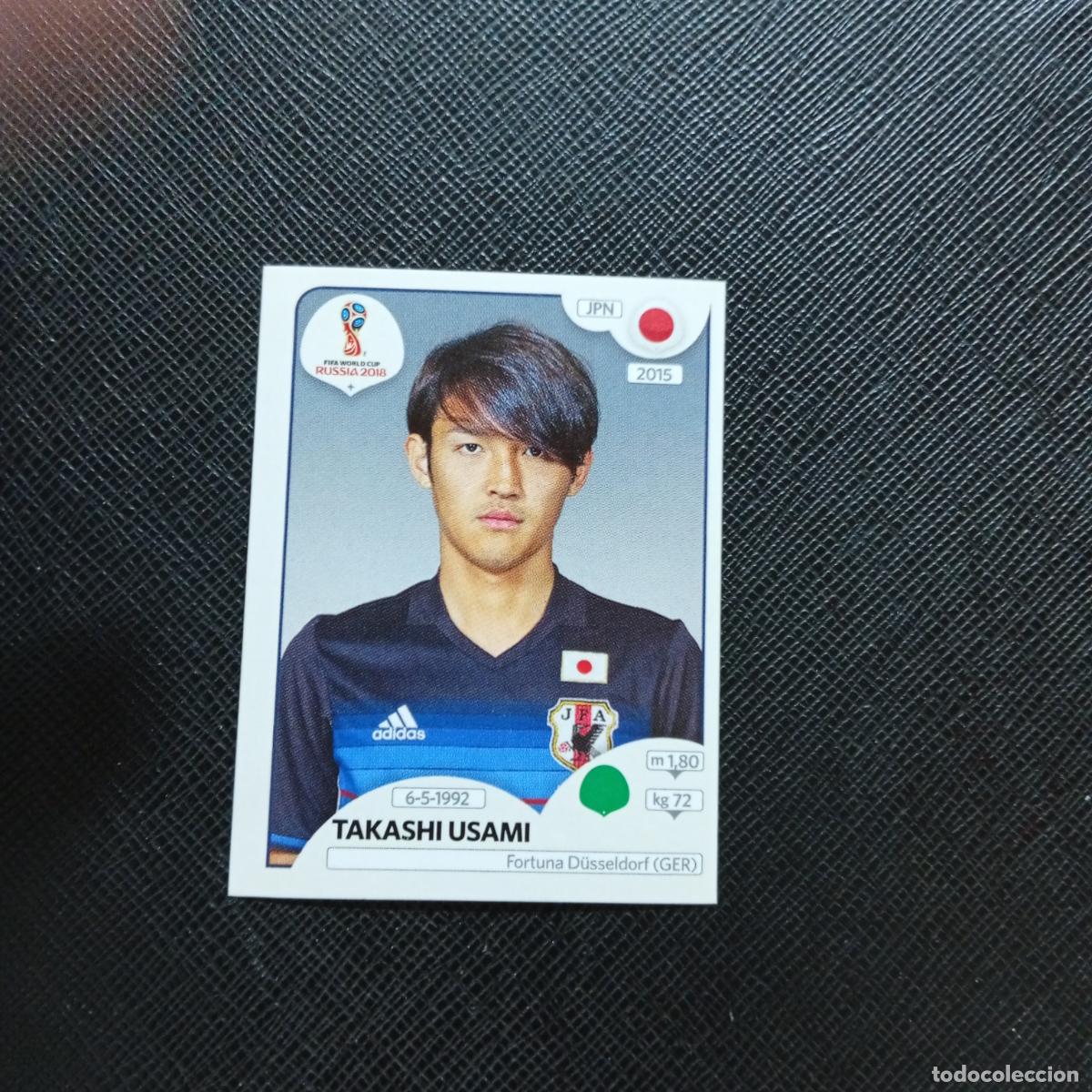 Cromos de f&uacute;tbol: 667 TAKASHI USAMI JAPON PANINI MUNDIAL RUSIA 2018 CROMO FUTBOL 18 - SIN PEGAR - CJ2 ..