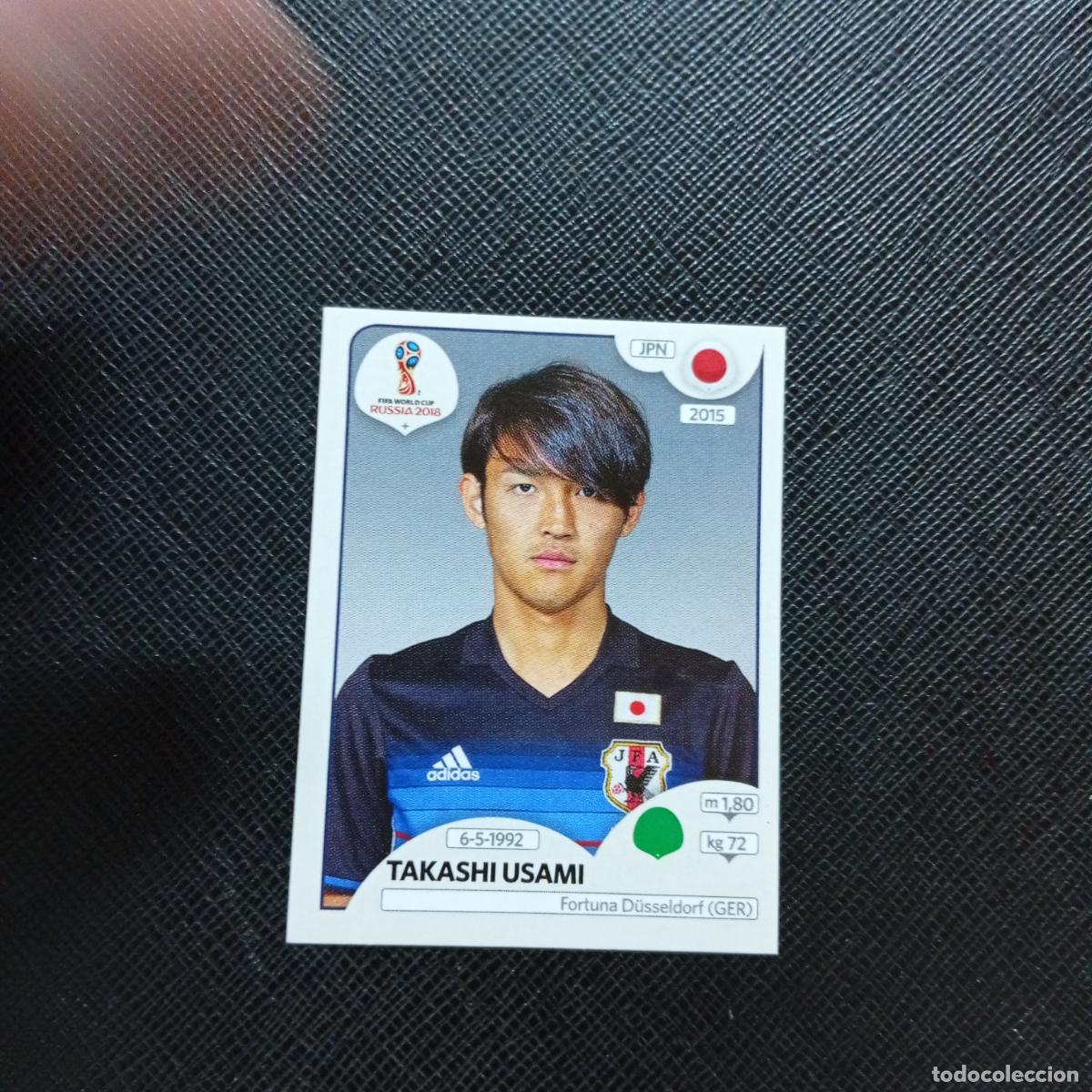 Cromos de f&uacute;tbol: 667 TAKASHI USAMI JAPON PANINI MUNDIAL RUSIA 2018 CROMO FUTBOL 18 - SIN PEGAR - CJ2 ..
