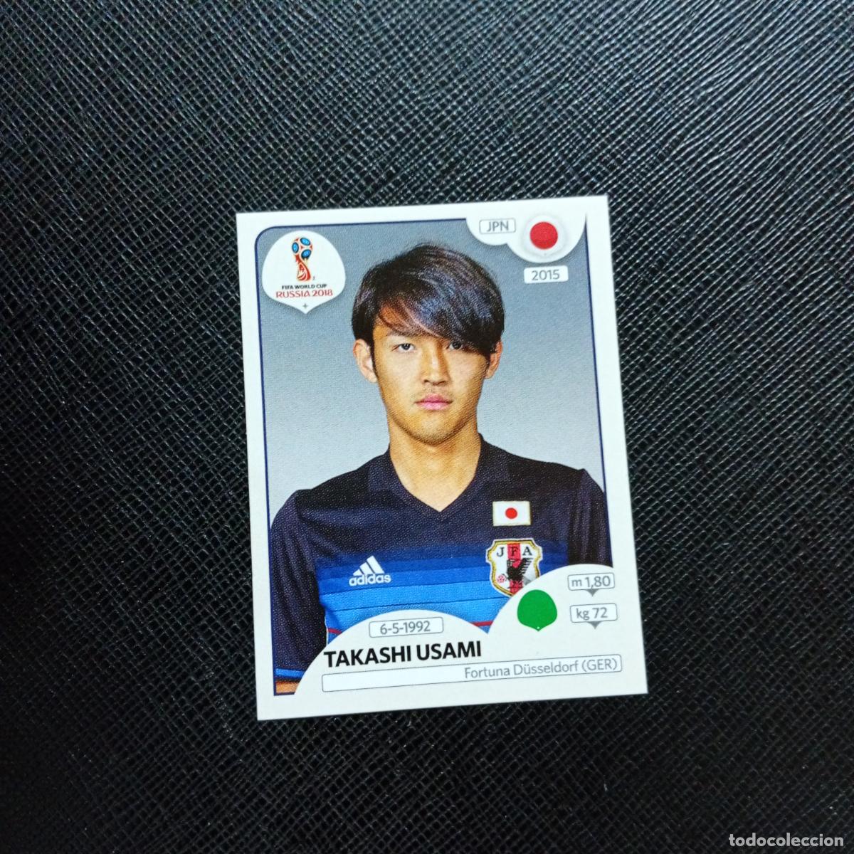 Cromos de f&uacute;tbol: 667 TAKASHI USAMI JAPON PANINI MUNDIAL RUSIA 2018 CROMO FUTBOL 18 - SIN PEGAR - CJ2 ....