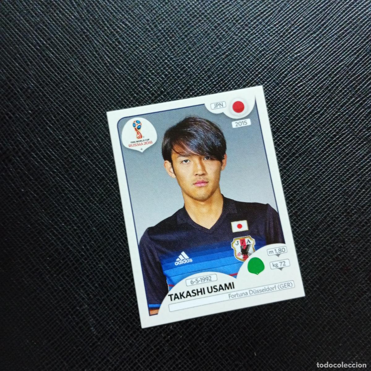 Cromos de f&uacute;tbol: 667 TAKASHI USAMI JAPON PANINI MUNDIAL RUSIA 2018 CROMO FUTBOL 18 - SIN PEGAR - CJ2 ......