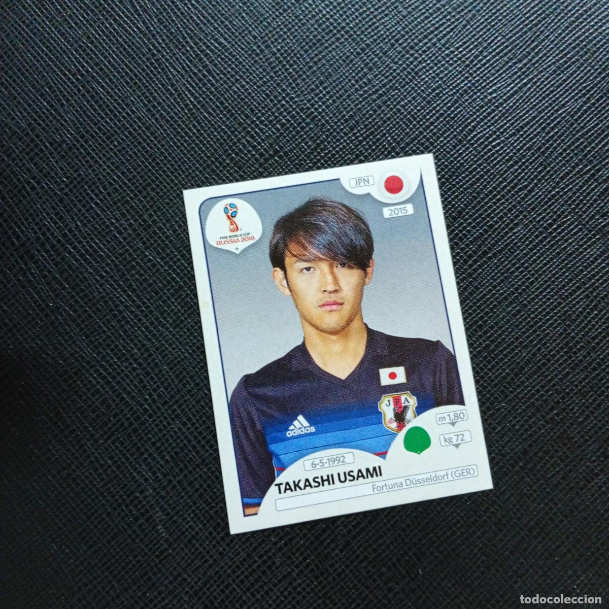 Cromos de f&uacute;tbol: 667 TAKASHI USAMI JAPON PANINI MUNDIAL RUSIA 2018 CROMO FUTBOL 18 - SIN PEGAR - CJ2 .......