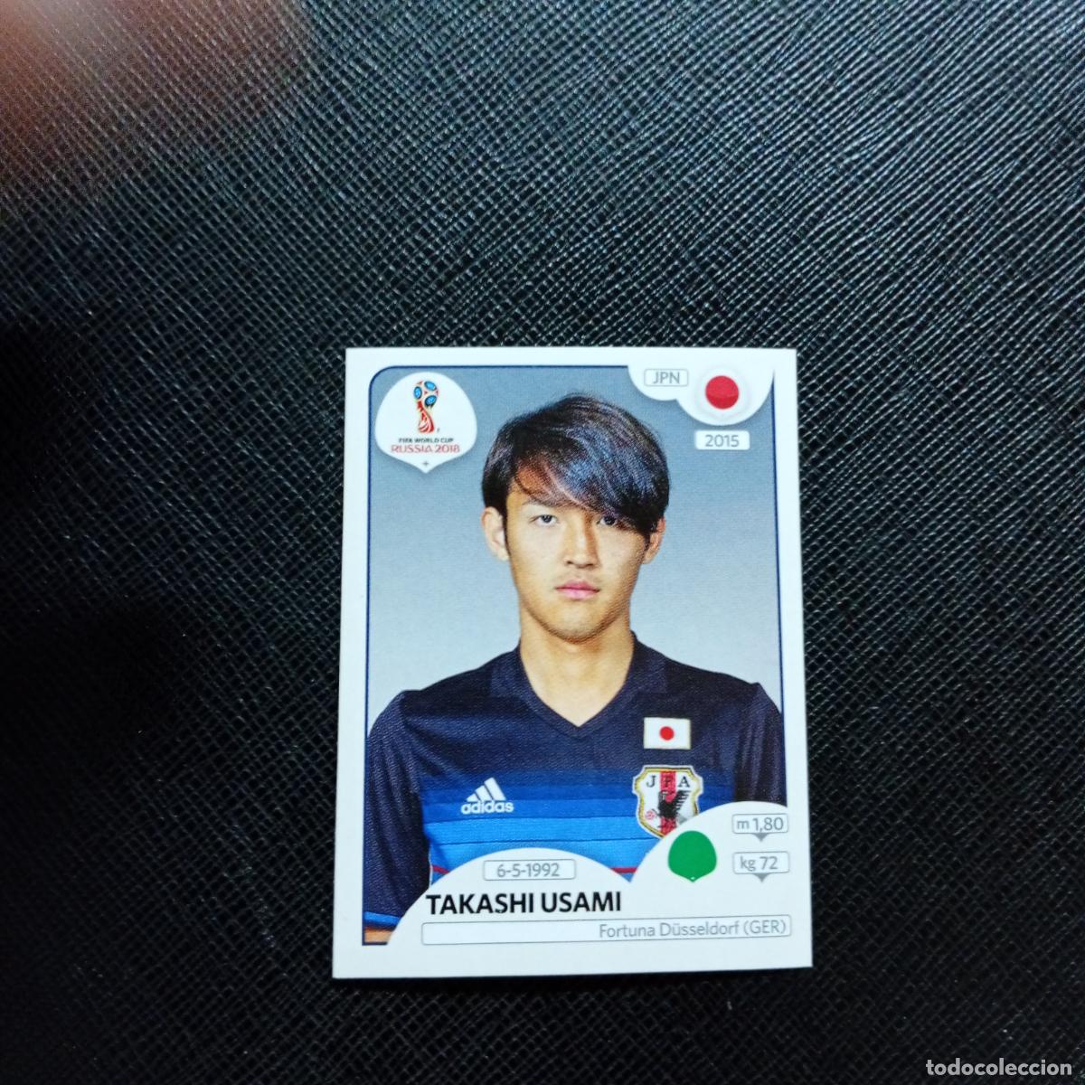 Cromos de f&uacute;tbol: 667 TAKASHI USAMI JAPON PANINI MUNDIAL RUSIA 2018 CROMO FUTBOL 18 - SIN PEGAR - CJ2 .......