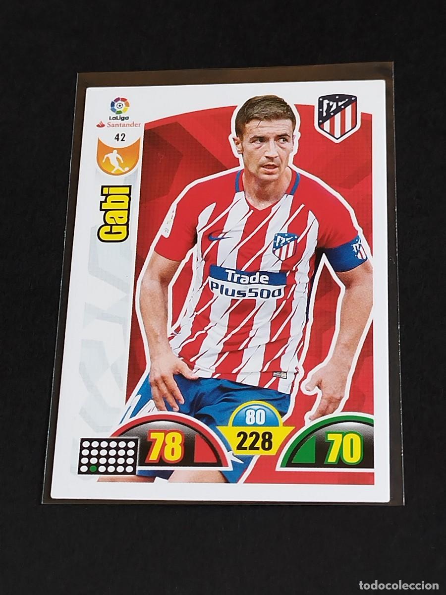 Cromos de f&uacute;tbol: GABI #42 ATL&Eacute;TICO MADRID - ADRENALYN XL LA LIGA SANTANDER 2017 2018 PANINI 17 18 CROMO FUTBOL