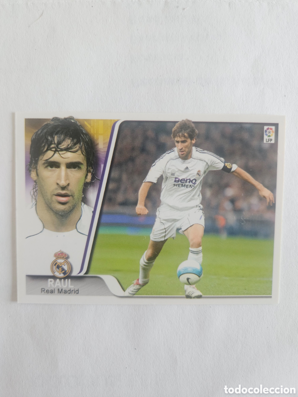 Cromos de f&uacute;tbol: 16 RAUL REAL MADRID EDICIONES ESTADIO 2007