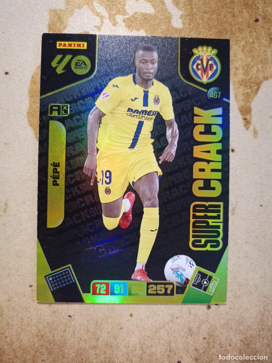 Fu&szlig;ball-Sticker: S&uacute;per Crack 467 P&Eacute;P&Eacute; Adrenalyn 2025-26