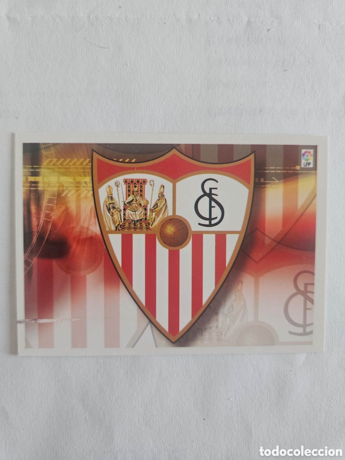 Cromos de f&uacute;tbol: CROMO FUTBOL LIGA MUNDICROMO 07 08 EDICIONES ESTADIO 2007 2008 SEVILLA FC 37 CHECK LIST FINAL ESCUDO