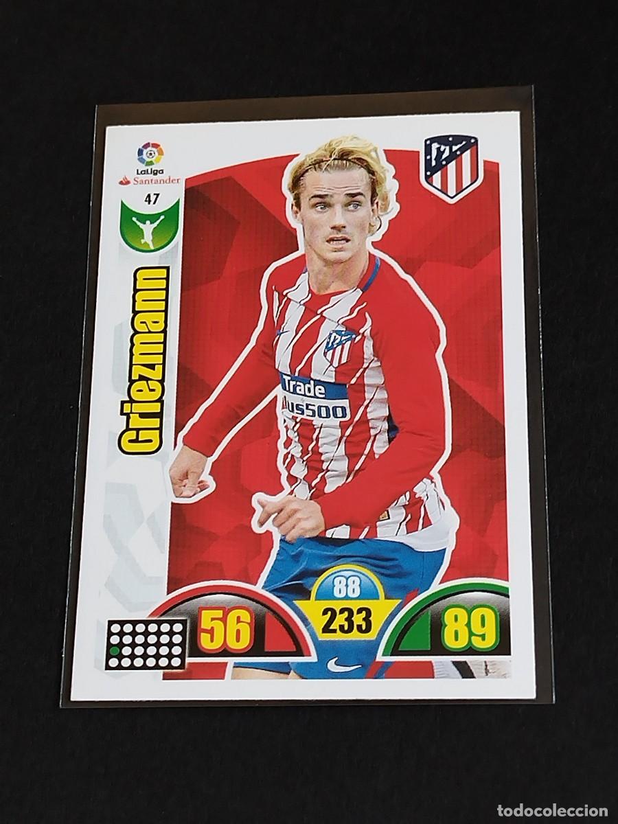 Cromos de f&uacute;tbol: GRIEZMANN #47 ATL&Eacute;TICO MADRID - ADRENALYN XL LA LIGA SANTANDER 2017 2018 PANINI 17 18 CROMO FUTBOL