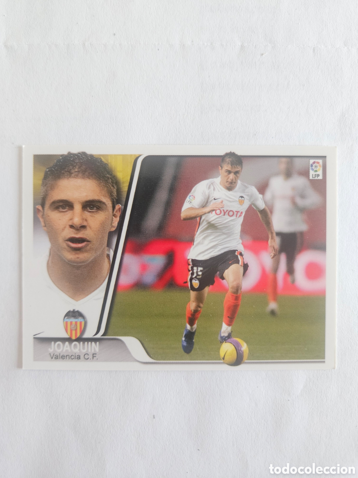 Cromos de f&uacute;tbol: Ediciones Estadio Valencia 67 JOAQU&Iacute;N 2007-08