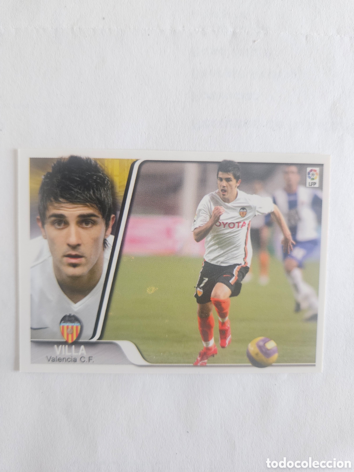 Cromos de f&uacute;tbol: Ediciones Estadio Valencia 72 VILLA 2007-08