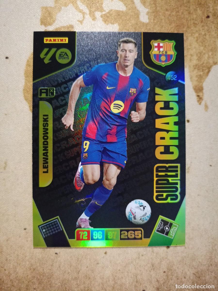 Cromos de f&uacute;tbol: S&uacute;per Crack 452 LEWANDOWSKI Adrenalyn 2025-26