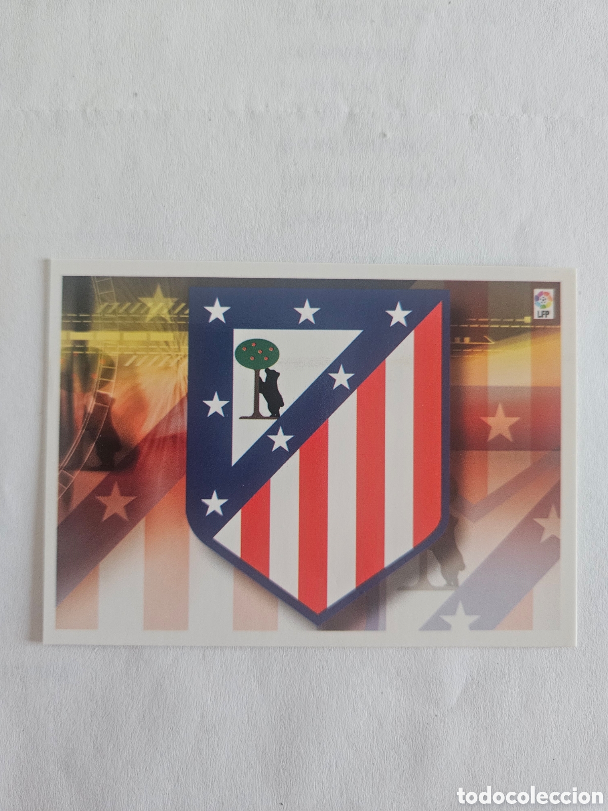 Cromos de f&uacute;tbol: EDICIONES ESTADIO 07/08 2007/2008 #109 ESCUDO (ATLETICO DE MADRID) CHECKLIST FINAL