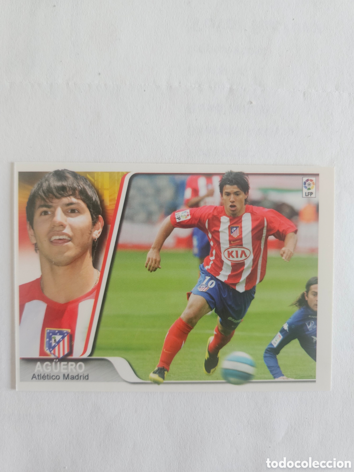 Cromos de f&uacute;tbol: AGUERO N&deg; 126 - ATLETICO DE MADRID LIGA 2007 2008 07 08 - EDICIONES ESTADIO - MUNDICROMO