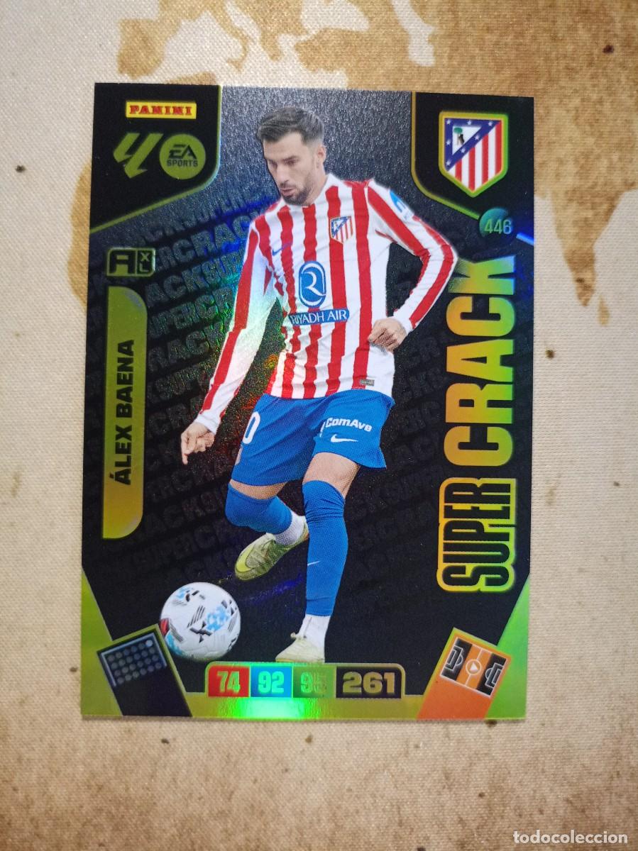 Cromos de f&uacute;tbol: S&uacute;per Crack 446 &Aacute;LEX BAENA Adrenalyn 2025-26