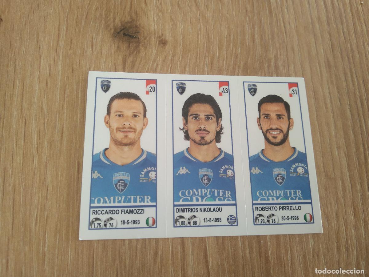 Cromos de f&uacute;tbol: 633 FIAMOZZI NIKOLAOU PIRRELLO CROMO FUTBOL PANINI LIGA ITALIA 20-21 CALCIATORI 2020-2021