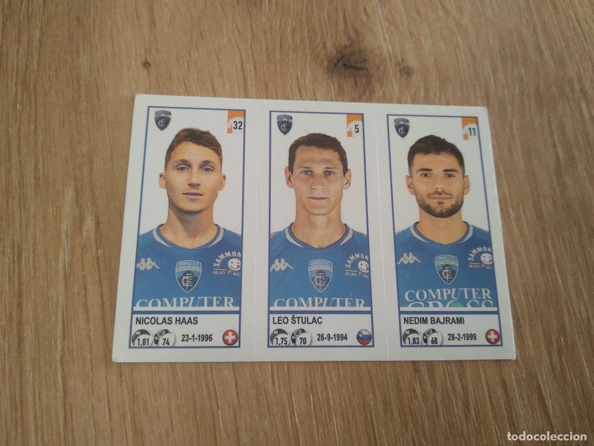 Cromos de f&uacute;tbol: 636 HAAS STULAC BAJRAMI CROMO FUTBOL PANINI LIGA ITALIA 20-21 CALCIATORI 2020-2021