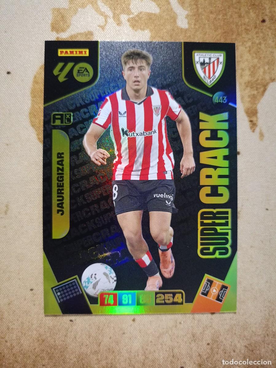 Cromos de f&uacute;tbol: S&uacute;per Crack 443 J&Aacute;UREGUIZAR Adrenalyn 2025-26