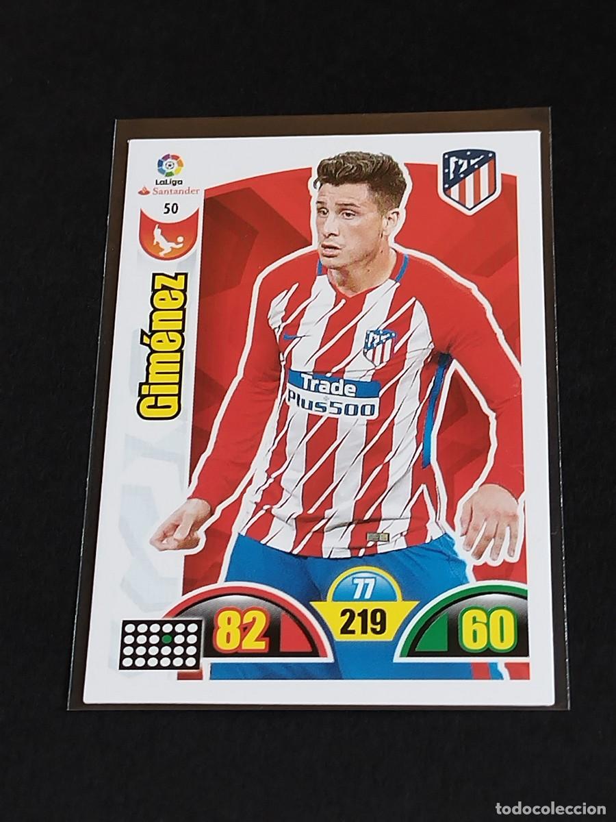 Cromos de f&uacute;tbol: GIM&Eacute;NEZ #50 ATL&Eacute;TICO MADRID - ADRENALYN XL LA LIGA SANTANDER 2017 2018 PANINI 17 18 CROMO FUTBOL