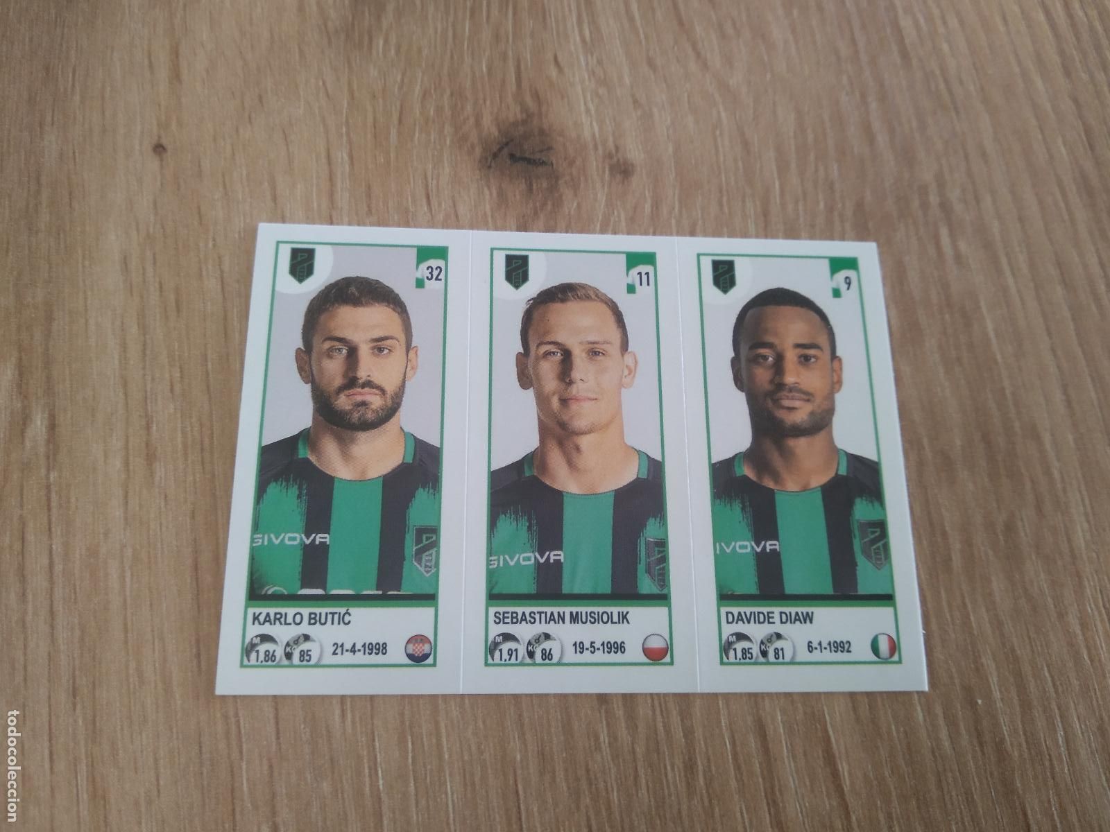 Cromos de f&uacute;tbol: 686 BUTIC MUSIOLIK DIAW CROMO FUTBOL PANINI LIGA ITALIA 20-21 CALCIATORI 2020-2021